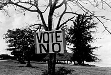 Vote No sign, Marianas District Covenant campaign.jpg