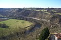 Vue du Lot vers l'amont.