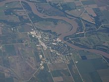 Aerial View Wapello, Iowa Wapello, Iowa (9181534856).jpg