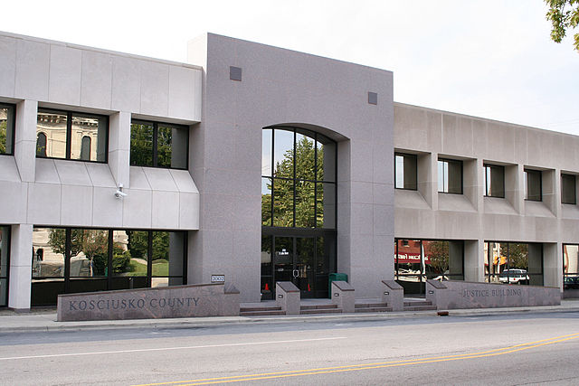 New county courthouse building.