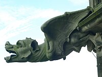 Gargoyle at Ulm Cathedral WasserspeierUlm.jpg