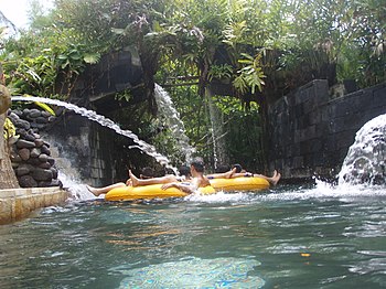 The Lazy River at Waterbom Park