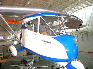 Aerobile Waterman au musée de l'air et de l'espace Smithsonian de Dulles en Virginie .