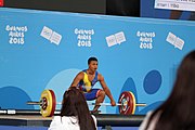 Deutsch: Gewichtheben bei den Olympischen Jugendspielen 2018; Tag 2, 10. Oktober 2018; Jungen 62 kg English: Weightlifting at the 2018 Summer Youth Olympics at 8 October 2018 – Boys' 62 kg