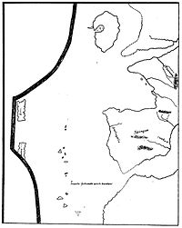 Sketch of Atlantic portion of the Weimar map. (from W.H. Babcock, 1917) Weimar map (Atlantic islands detail).jpg