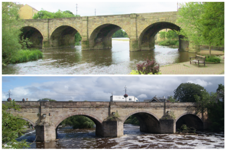 Wetherby Bridge collage