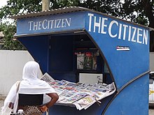 Newsstand Woman at The Citizen Newsstand - Oyster Bay District - Dar es Salaam - Tanzania.jpg