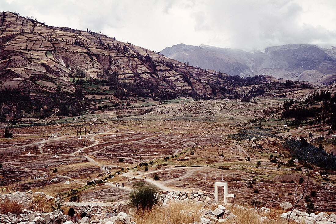 1970 Huascarán debris avalanche