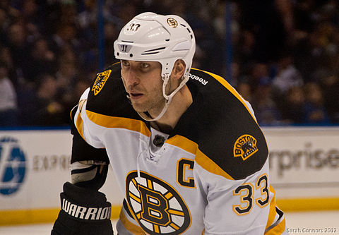 Zdeno Chára w barwach Boston Bruins (2012)