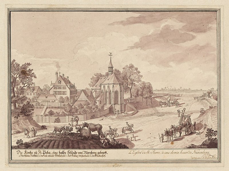 File:Zeichnung - Nürnberg - Peterskirche- Delsenbach - 1715.jpg