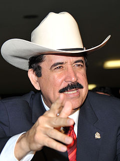 Manuel Zelaya President of Honduras from 2006 to 2009