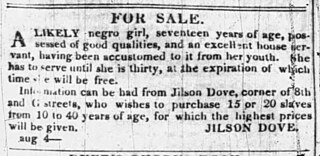 <span class="mw-page-title-main">Jilson Dove</span> American slave trader (~1783–1853)