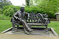 'A Conversation With Spike' by John Somerville, Stephens House and Gardens, Finchley (cropped).jpg