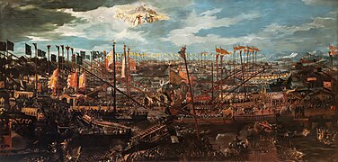 Battle of Lepanto by Andrea Vicentino - Museo Correr, Venice