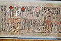 de:Ägyptisches Museum Kairo: Altägyptischer Papyrus mit Bildern und Beschriftung in Kursivhieroglyphen