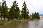 Бульвар в районе гостиницы 'Томск-I'