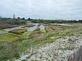 Le polder de Kermor-Treustel inondé (avril 2014)