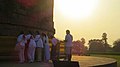 10. Worshipers at the Dhamek Stupa, Sarnath.jpg