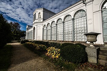 Invernadero de naranjos