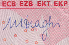 Mario Draghi's signature on a 10 euro banknote 10eurounterschrmario.png