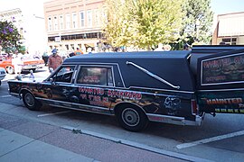 1982 Lincoln Town Car hearse (customized)