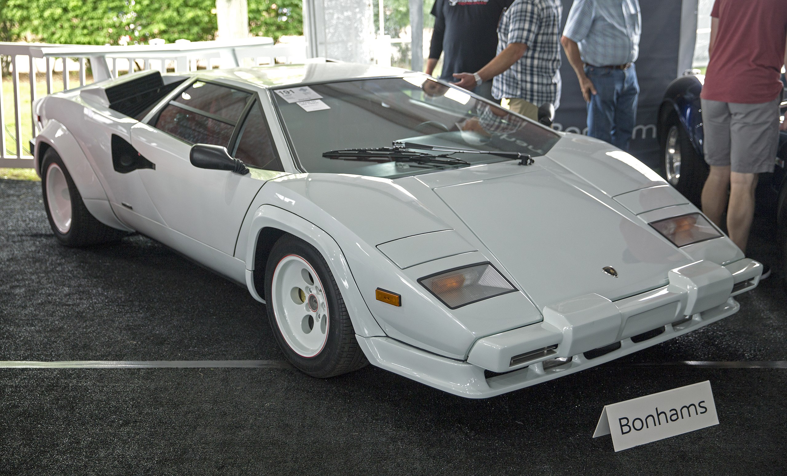 File20 Lamborghini Countach 20 QV, Bianco Polo Park white ...