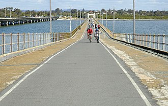 Pedestrian and cycling bridge, 2005 2005-08-14-Hornibrook01.jpg