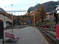 Southbound local Train in Pontresina train station