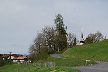 Ferenbalm village and church 2012-04-26 Sense-Sarino (Foto Dietrich Michael Weidmann) 201.JPG