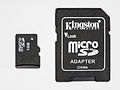 Adaptador de microSD a SD.  una especie de clasico