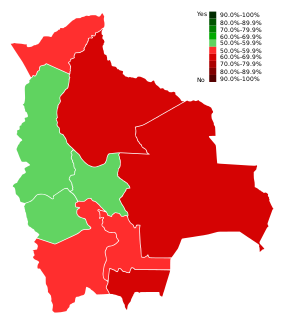 <span class="mw-page-title-main">2016 Bolivian constitutional referendum</span> Bolivian referendum