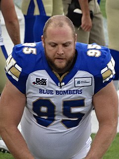 Jake Thomas (Canadian football) Professional Canadian football defensive tackle