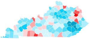 2023 Kentucky gubernatorial election shift map by county.svg