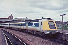 Class 252 prototype HST at Weston-super-Mare in 1975