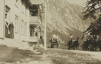 Haakon VIIs kroningsreise i 1906, Horgheim