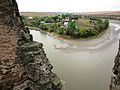Замок і річка Жванчик