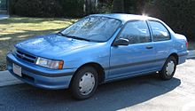 Facelift model Tercel DX two-door (EL43) in the US