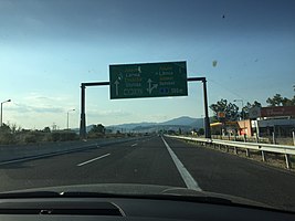 Ο Αυτοκινητόδρομος Α.Θ.Ε. στο ύψος της Λαμίας, 2019