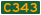 AUS Alphanumeric Route C343.svg