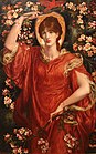 "Fyamettanın öncəgörməsi"(ing.A Vision of Fiammetta) (1878), one of Rossetti's last paintings, now in the collection of Andrew Lloyd Webber (model:Marie Spartali Stillman)