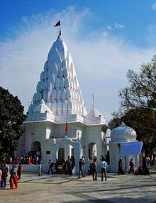 Patiala temple, constructed 1840 AD by Maharaja of Patiala, within the Mansa Devi temple complex in Panchkula