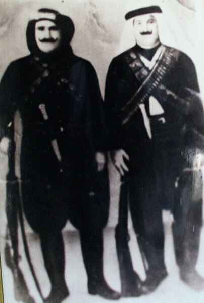 Adham Khanjar and Sadiq Hamzeh, two prominent anti-French revolutionary figures
