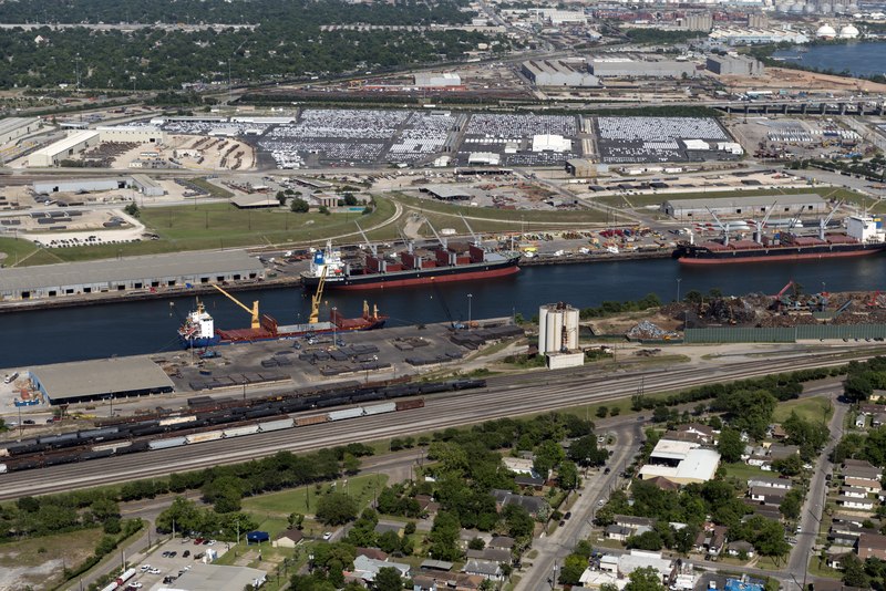 File:Aerial view in 2014 of the Houston Ship Channel and surrounding energy facilities in Houston, Texas LCCN2014632250.tif