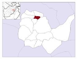 Location in Kabul Province