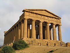 The Temple of Concordia, Akragas, Sicily