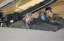 Air Force Chief of Staff General John P. Jumper flies an F-22 Raptor. Air Force Chief of Staff General John P. Jumper flies an F-22 Raptor.jpg