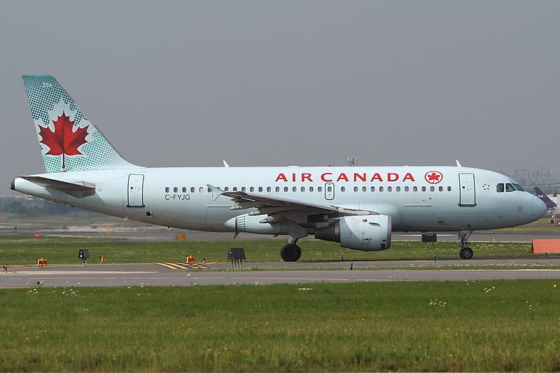 File:Airbus A319-114 Air Canada C-FYJG, YYZ Toronto, ON (Lester B. Pearson International Airport), Canada PP1379310360.jpg