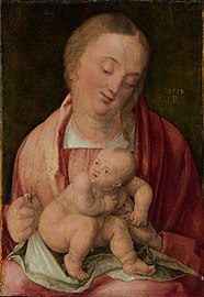 La Virgen con el niño, 1516, óleo sobre tabla, Museo Metropolitano de Arte