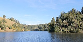 Alpine Lake (Marin County, California) Reservoir in Marin County, California