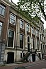 Dubbel huis met gevel waarin doorgaande Korinthische pilasters